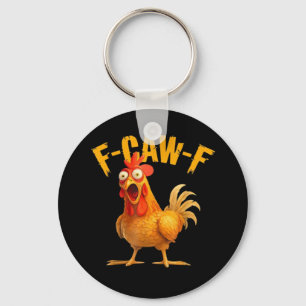 Llavero Pollo F-Caw-F Clásico Genial Único