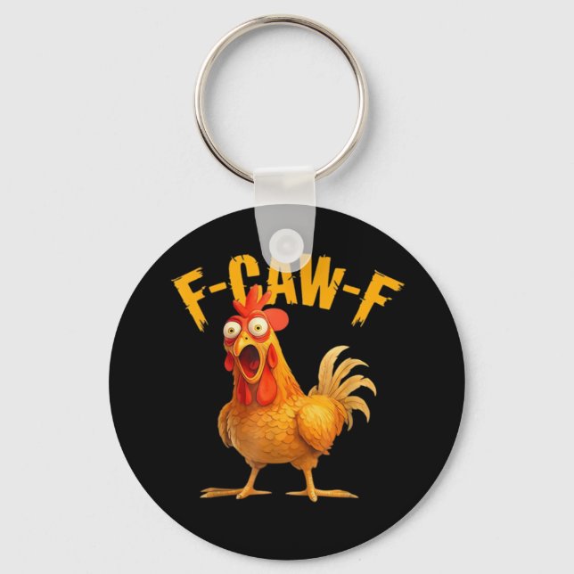 Llavero Pollo F-Caw-F Clásico Genial Único (Anverso)