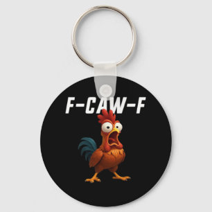 Llavero Pollo F-Caw-F divertido equipo F-Caw-F retro C
