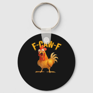Llavero Pollo F-Caw-F divertido F-Caw-F Clásico Genial