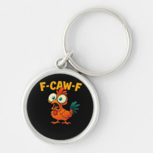 Llavero Pollo F-Caw-F Esencial Divertido Moderno