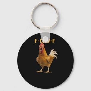 Llavero Pollo F-Caw-F Gráfico Creativo Esencial