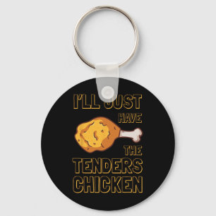Llavero Pollo Frito Marinado Jugoso Revestido Comida Cruji