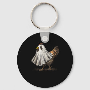 Llavero Pollo Ultrygeist, Fantasma de Pollo, Halloween Div