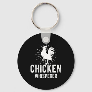 Llavero Pollo Whisperer Funny Farm Chicken Face Farming