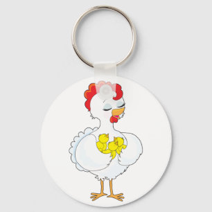 Llavero Pollo y polluelos