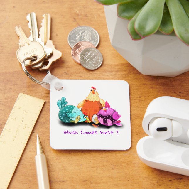 Llavero Pollos de la cadena de claves de las granjas esper (Escritorio )