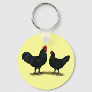 Llavero Pollos Java negros