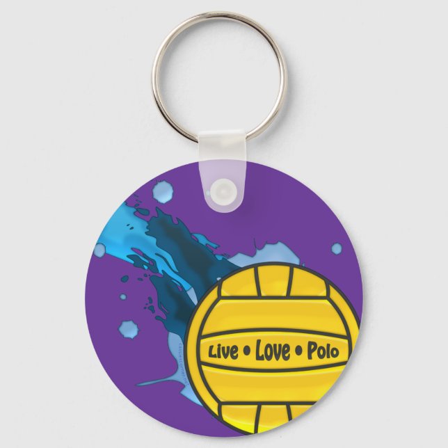 Llavero Polo de amor vivo - Keyring de waterpolo (Anverso)