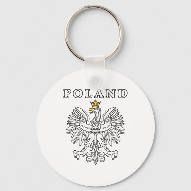 Llavero Polonia con águila polaca (Anverso)