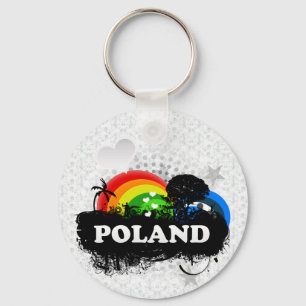 Llavero Polonia de la fruta fresca