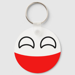 Llavero Polonia Geeky que tiende divertida Countryball