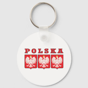 Llavero Polska Eagle Shields