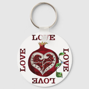 Llavero Pomegranate Heart LOVE Valentine