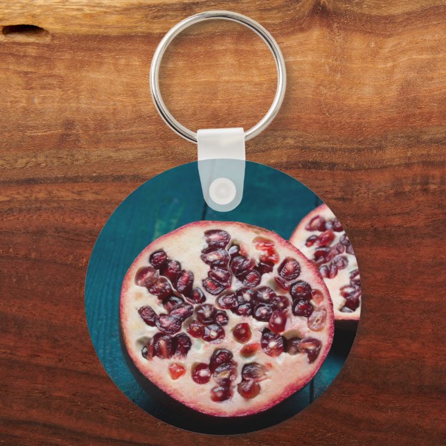 Llavero Pomegranate Vegan Fruit Gourmet Foodisouvenir (Anverso)