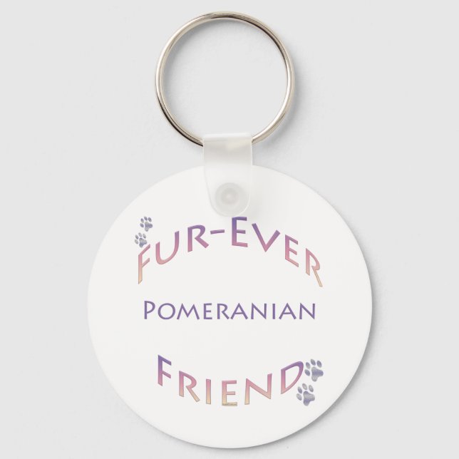 Llavero Pomerania Furever (Anverso)