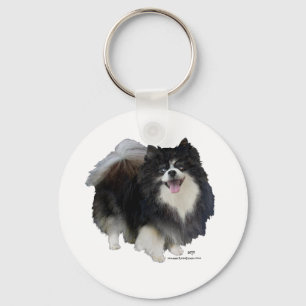 Llavero Pomerania negro