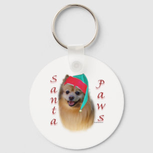 Llavero Pomerania Santa Paws