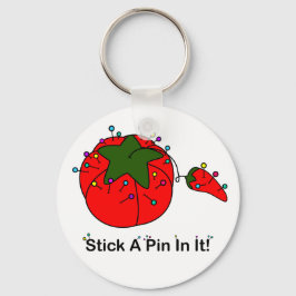 Llavero ¡Pónganse Un Pin! (Tomate de coser)