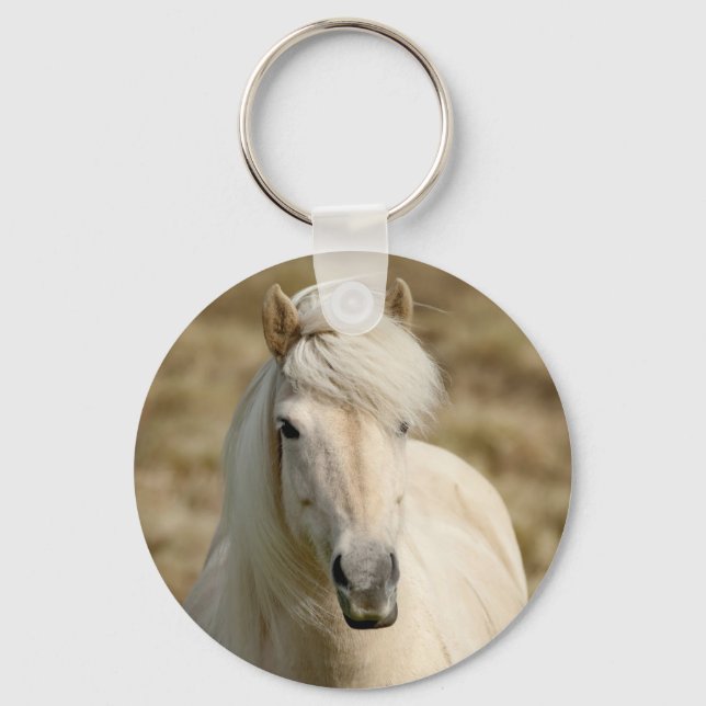 Llavero Pony blanco (Anverso)