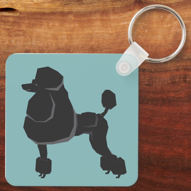 Llavero Poodle (Reverso )