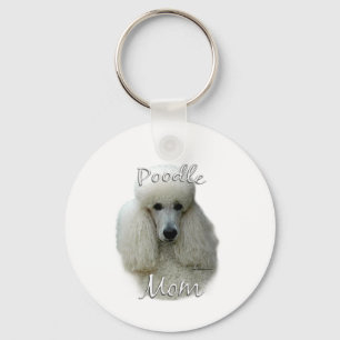 Llavero Poodle (blanco) Mamá 2