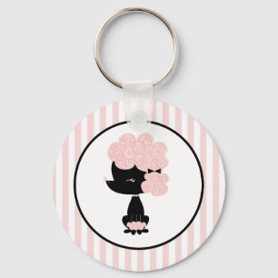 Llavero Poodle francés Personalizado