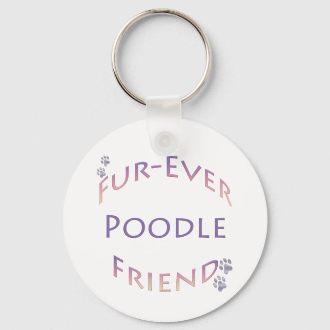 Llavero Poodle Furever (Anverso)