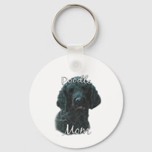 Llavero Poodle (negro) Mamá 2