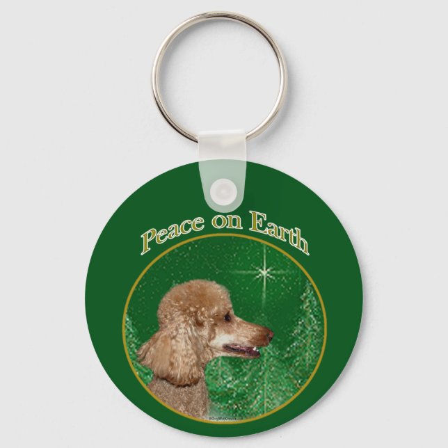 Llavero Poodle Peace (Anverso)