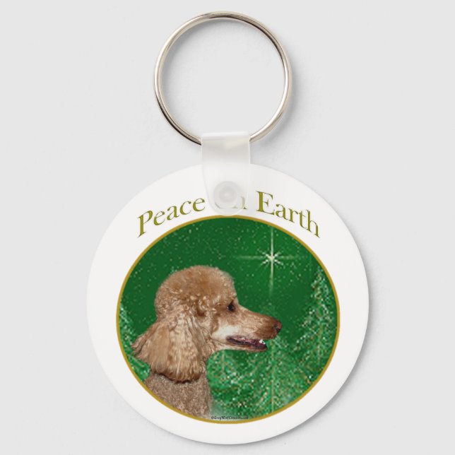 Llavero Poodle Peace (Anverso)