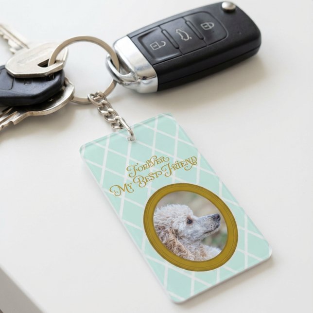 Llavero Poodle Photo Keychain – Forever My Best Friend (Subido por el creador)