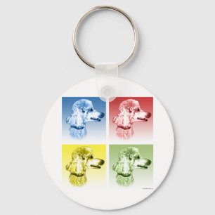 Llavero Poodle Pop Art
