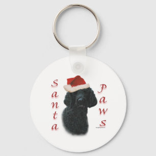 Llavero Poodle Santa Paws