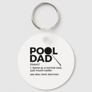 Llavero Pool Dad Definition Funny Billiards Best Dad