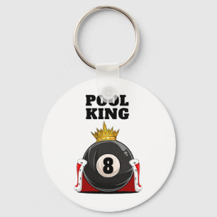 Llavero Pool King Boys Pool Billiards Mens Pool