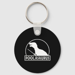 Llavero Poolasaurus jugador de billar dinosaurio snooker o