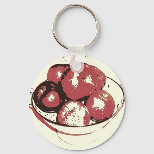 Llavero Pop Art Apples (Anverso)