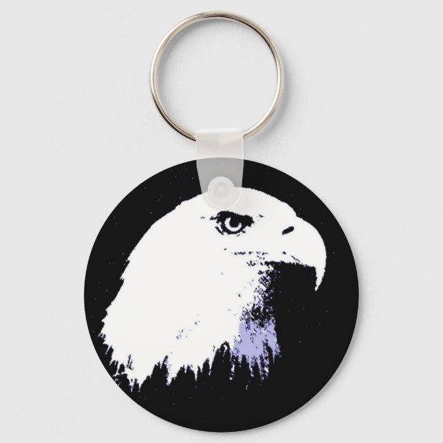 Llavero Pop Art Bald Eagle (Anverso)