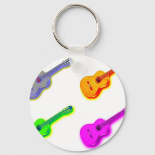 Llavero Pop Art Clásica Guitarra Española