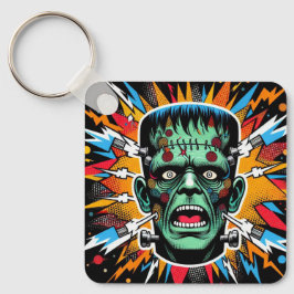 Llavero "Pop Art Frankenstein Keychain" Aluminum Keychain