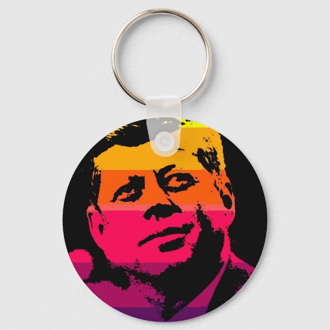 Llavero Pop Art Jack JFK John F. Kennedy (Anverso)