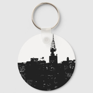 Llavero Pop Art New York Silhouette