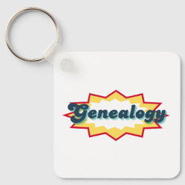 Llavero Pop de Cómic de Genealogía