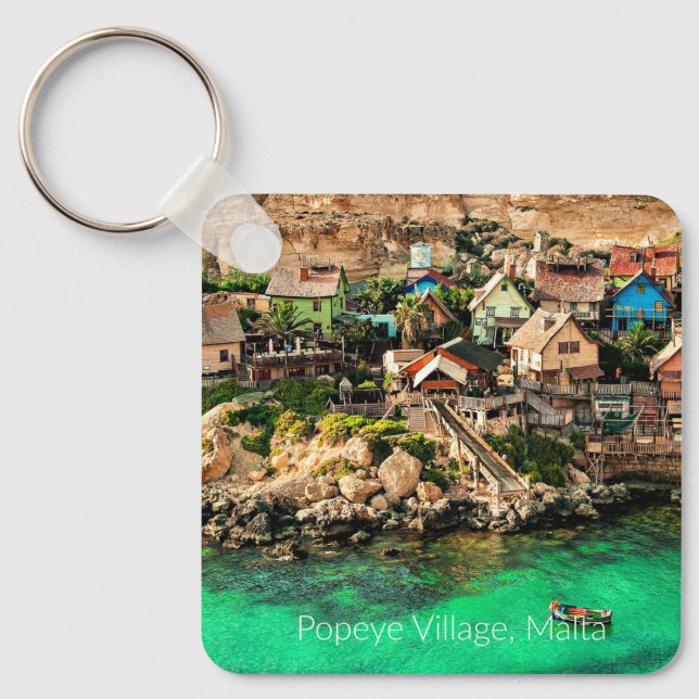 Llavero Popeye Village, Malta (Anverso)