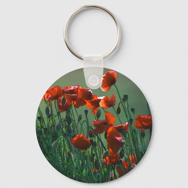 Llavero Poppies Nº 3 | Anillo de claves (Anverso)