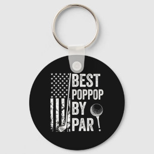 Llavero Poppop De Par Usa Flag Golf Fathers Day Golfing Gr