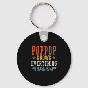 Llavero Poppop sabe todo día del padre retro vintage