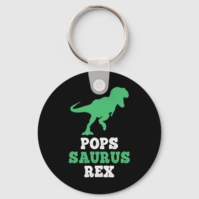 Llavero Pops-saurus Rex Dino Dinosaur Divertido Popssaurus (Anverso)