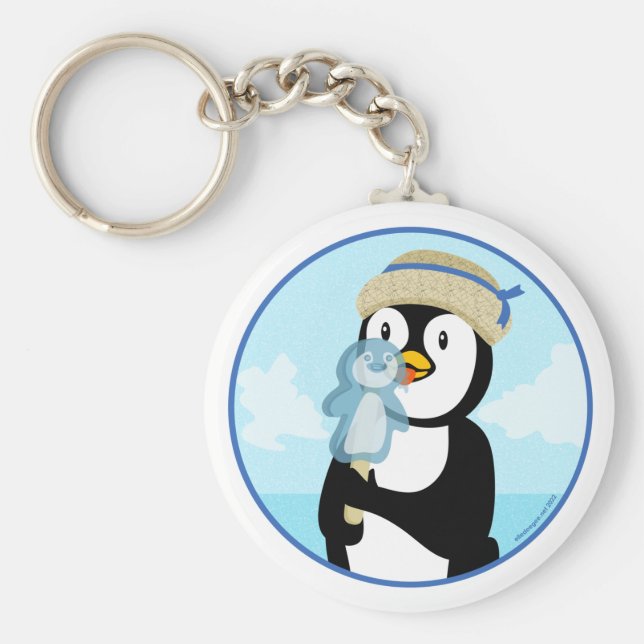Llavero Popsicle pingüino (Frente)